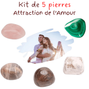 Kit de 5 pierres “Attraction de l’Amour”
