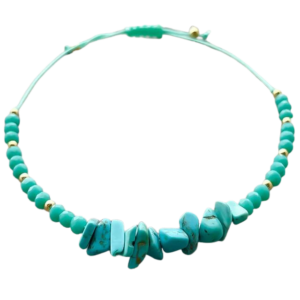Bracelet Baroque en Turquoise bleue "Sérénité & Bien être"